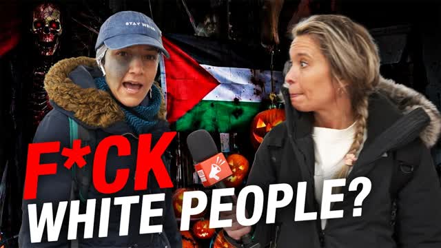 �F*CK WHITE PEOPLE� Palestinian Refugee Confronted in Montreal