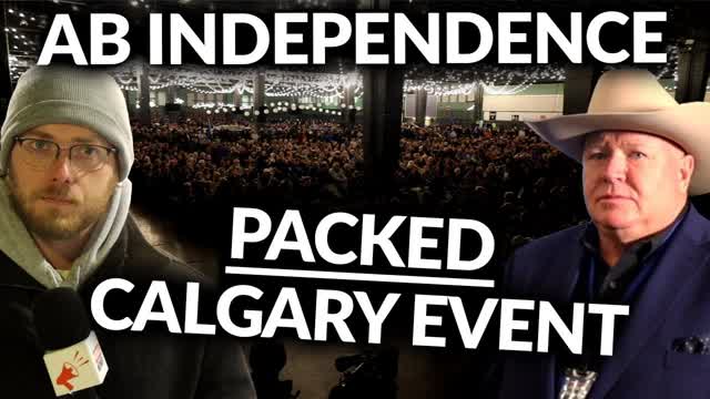 Thousands of Albertans flood to independence petition signing in Calgary