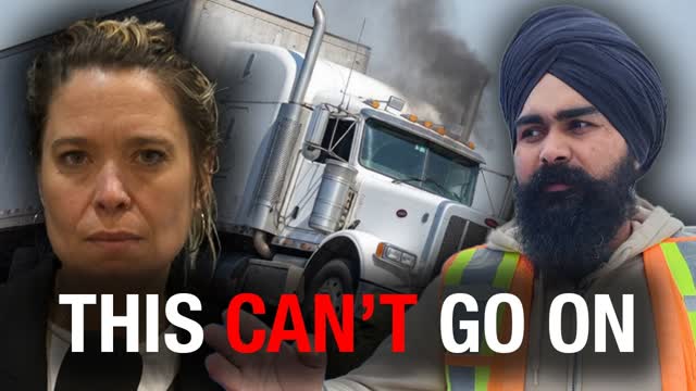Illegal truck drivers had it coming..