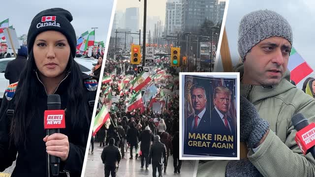 100,000 rally in Richmond Hill as Iranians demand the fall of the Islamic Republic