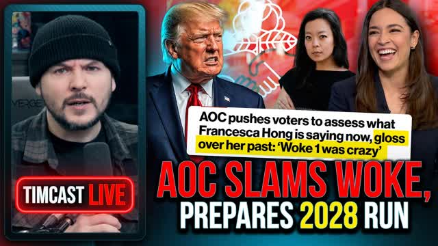 AOC Prepares 2028 Run, Calls Woke CRAZY