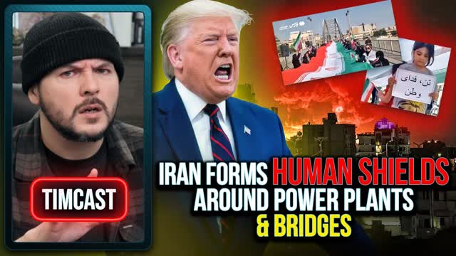 Iran Forms HUMAN SHIELDS Around Power Plants Amid Trump Threat To DESTROY Entire Country