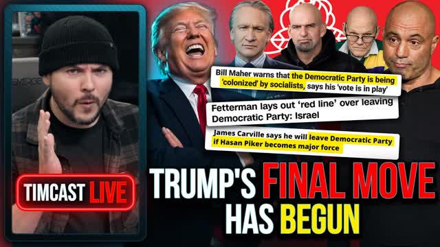 Trump FINAL ACT Has Begun, Democrats ARE QUITTING Over Far Left, Hasan Piker