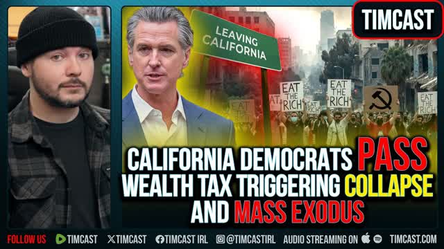 California Wealth Tax BACKFIRES, Triggers COLLAPSE And EXODUS From State