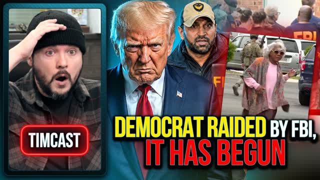 TRUMP RAIDS DEMOCRAT FOR CORRUPTION