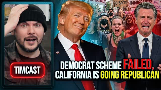 Democrat Scheme BACKFIRED, California IS GOING REPUBLICAN STILL