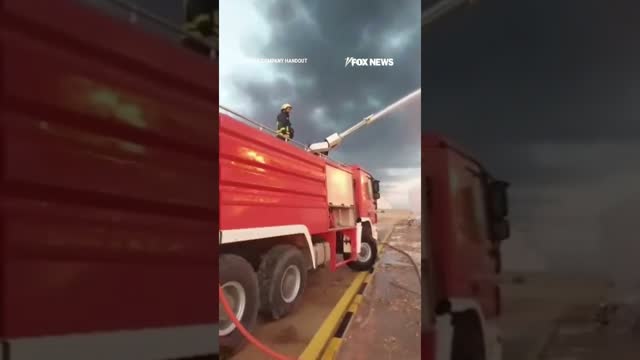 Massive fire rips through key Libya oil refinery after drone strike hits fuel tank
