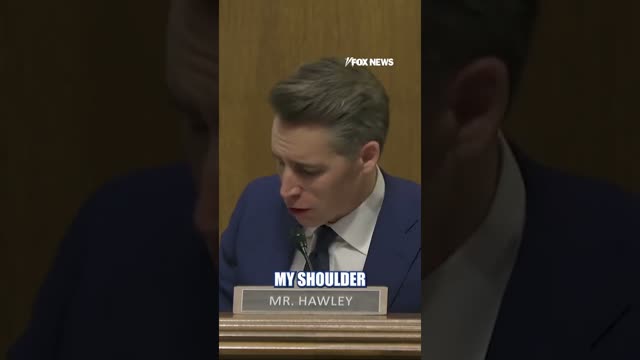 Hawley GRILLS witness over AI �surveillance pricing� #foxnews #news #shorts