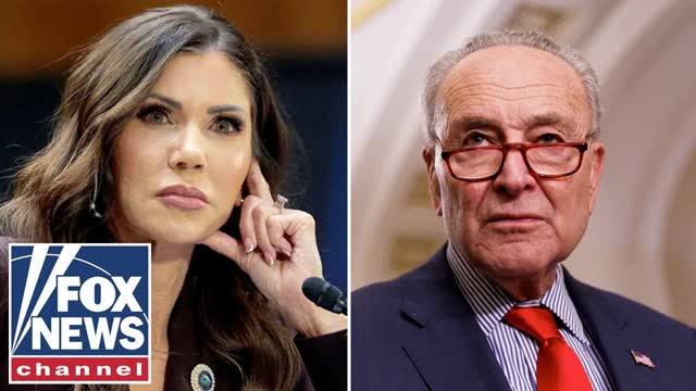 'GOOD RIDDANCE': Schumer reacts to Kristi Noem's firing