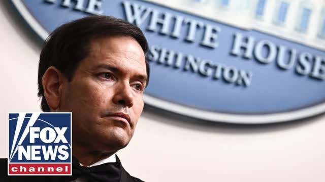 Secretary of State Marco Rubio conducts a White House briefing