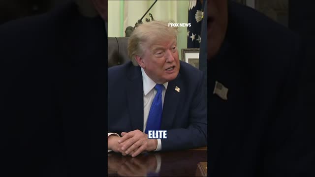 Trump denies US running low on munitions #shorts