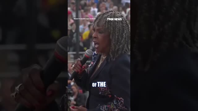 Martha Reeves' 'BRUTAL' National Anthem performance goes viral #shorts #viral #nationalanthem
