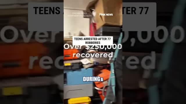 CA teens arrested in connection with 77 robberies #foxnews #news #us #fox