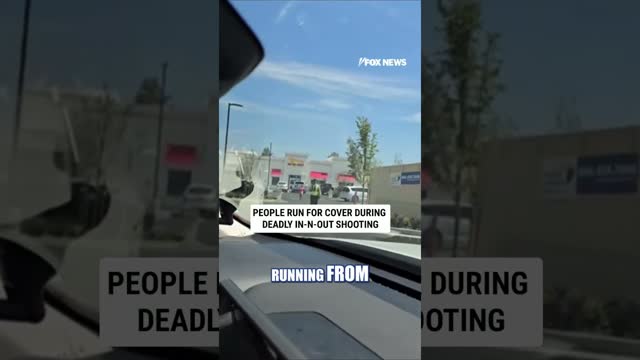 People run for cover during DEADLY In-N-out shooting #shorts #us #news #foxnews