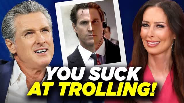 "California Psycho" Gavin Newsom makes A$$ of Himself... But is TOO DUMB to Realize!