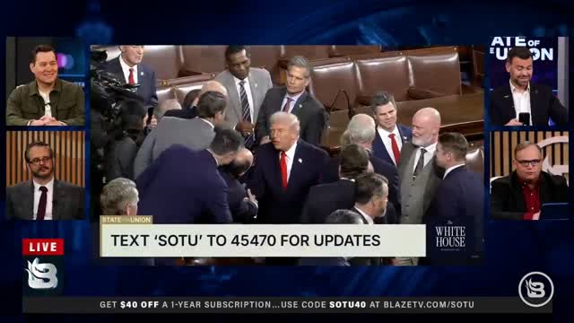 Watch the INSTANT Reactions to Trump's SOTU from BlazeTV Hosts