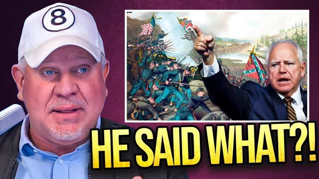 Tim Walz FANTASIZES of a "2nd Civil War" in Possibly His DUMBEST Moment Yet...