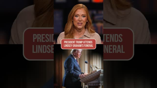 Trump tells Classic Story at Lindsey Graham's Funeral