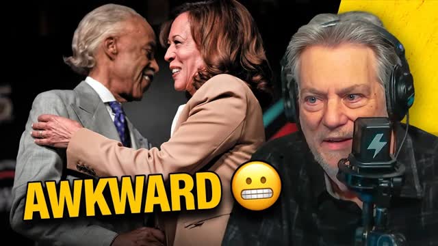 Disturbingly Thin Al Sharpton makes Kamala CRINGE with 2028 Question