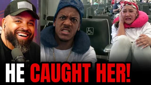Boyfriend Catches Her Cheating at the Airport� He Loses It
