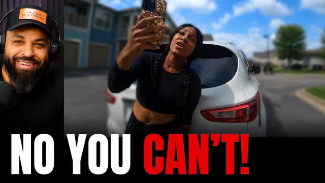 Woman Blocks Cop From Getting Her Plate� Then All Hell Breaks Loose