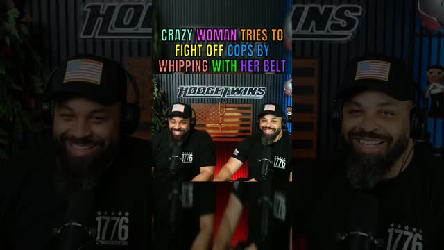 Black Woman Tries To Beat Group Of Cops With Her BELT!