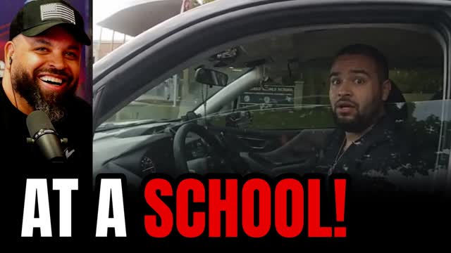 Man Caught Doing The Unthinkable in Front of School ?