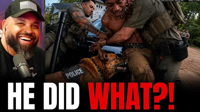 Man Bites Police Dog� Instantly Regrets It