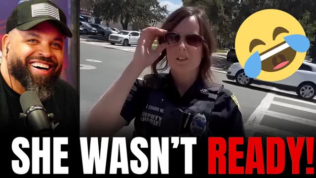 Female Cops Suck! She gets Trolled for not knowing the Law ?