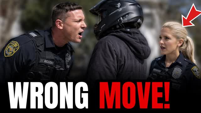 Cop Shows Off in Front of Female Officer� Huge Mistake