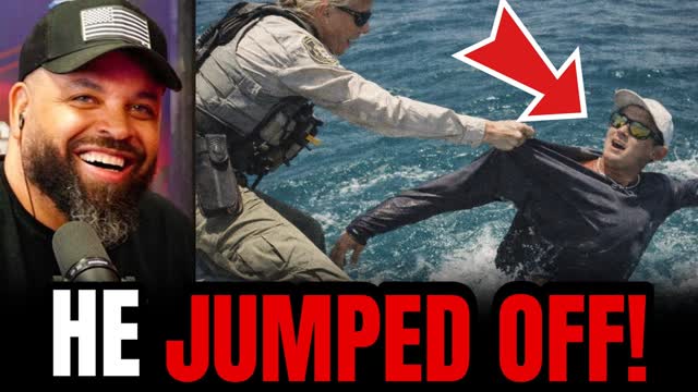 Man Jumps Into Ocean To Escape Arrest� Huge Mistake