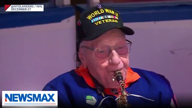 'Had my heart and soul in it': 104-year-old World War II veteran speaks about performing Anthem