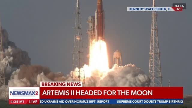 WATCH LIVE: NASA launches Artemis II mission to moon | NEWSMAX2