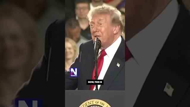 Trump laughs about 'communist' heckler mid-speech