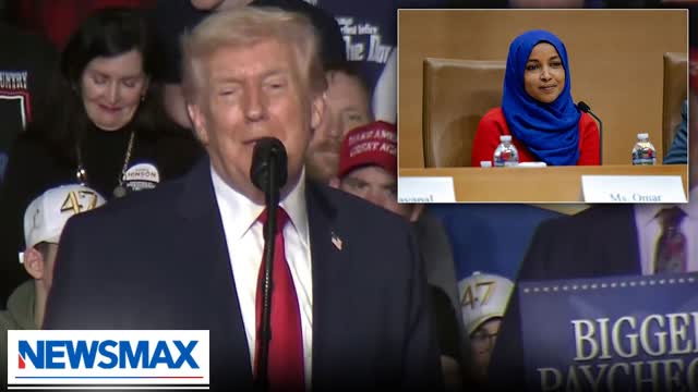Ilhan Omar doesn't love our country: Trump in Iowa