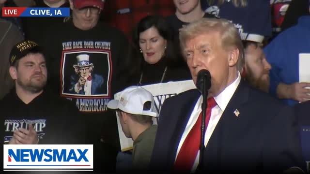 TRUMP: 'Beautiful armada floating beautifully toward Iran right now'