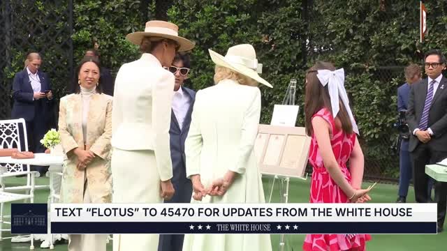 LIVE: FLOTUS and Queen Camilla Join Students in Exploring US-UK History...