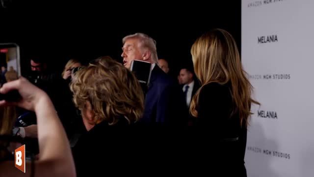 LIVE from the Red Carpet Premier of "Melania"...