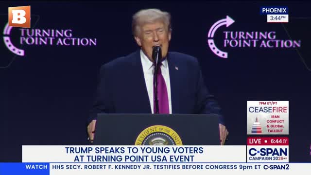 MOMENTS AGO: Donald Trump Speaks at Turning Point Action Event...