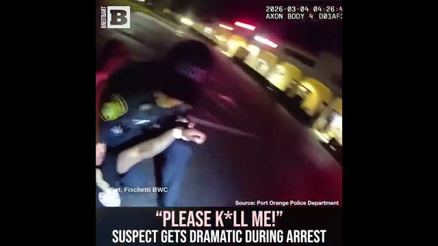 "Please K*ll Me!" Suspect Gets Dramatic During Arrest