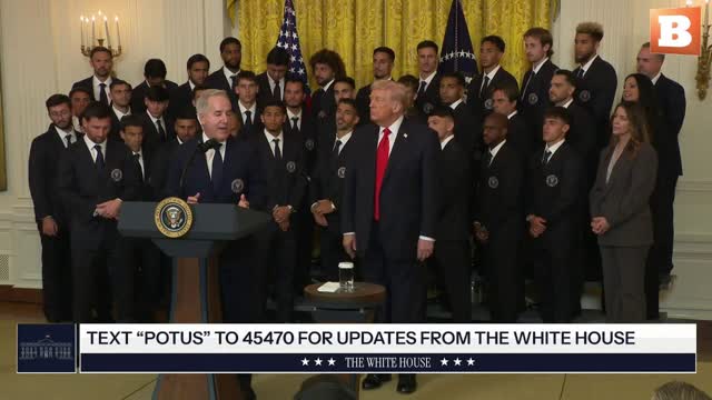 LIVE: President Trump Welcomes MLS Champs Inter Miami to the White House...