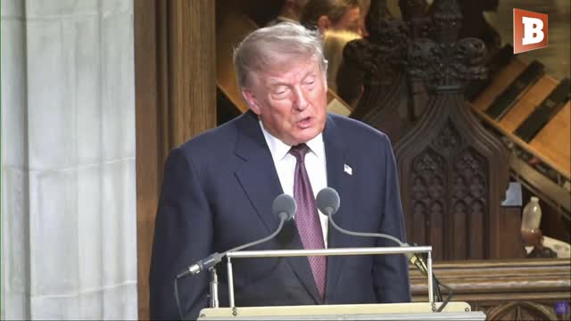 LIVE: President Trump Attends Funeral for Senator Lindsey Graham...