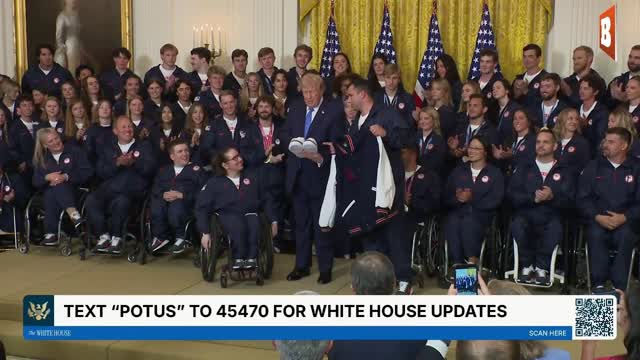 LIVE: President Trump Welcomes Team USA Winter Olympians for a Rose Garden Reception...