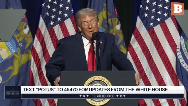 LIVE: President Trump Delivers Remarks in Detroit, MI...