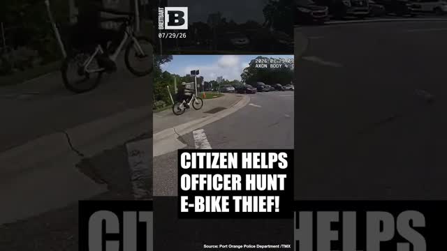 HUGE Assist! Man in Truck Helps Police Hunt Down E-Bike Thief