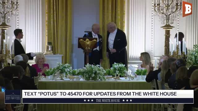 LIVE: President Trump Hosts State Dinner for King Charles III...
