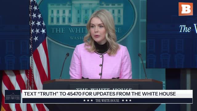 MOMENTS AGO: Trump Press Secretary Karoline Leavitt Holds Press Conference at White House...