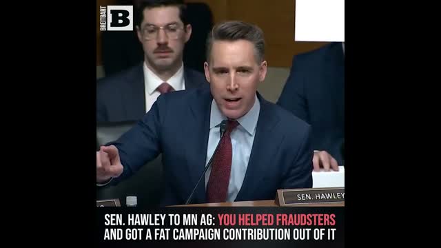 Hawley Exposes AG Keith Ellison: "You Helped Fraudsters" and Got "Fat Campaign Contribution"
