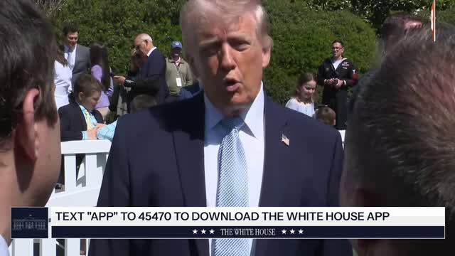 LIVE: President Trump, First Lady Host White House Easter Egg Roll...