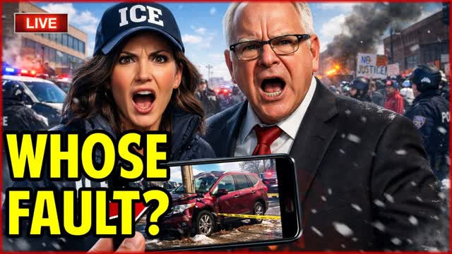 ? IT'S WAR! Tim Walz Goes After Kristi Noem, ICE, and the U.S. After Minneapolis Killing